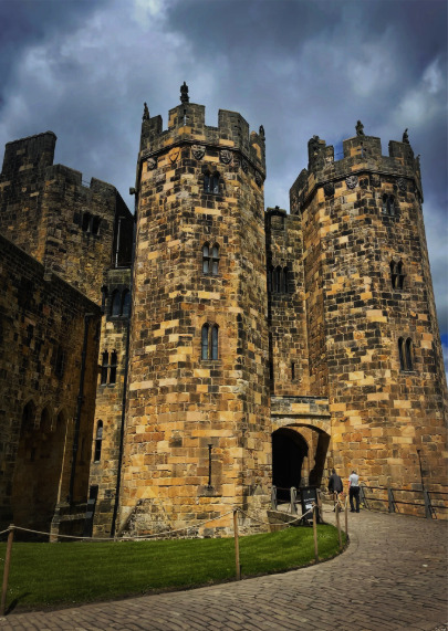 The Barbican gatehouse at Alnwick Castle